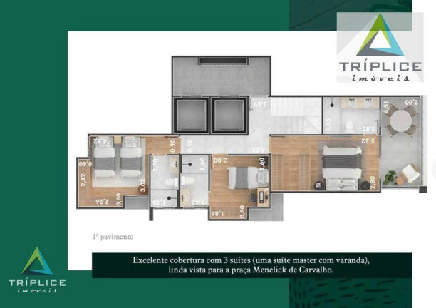 Imagem Cobertura com 3 Quartos à Venda, 200 m² em Santa Helena - Juiz De Fora