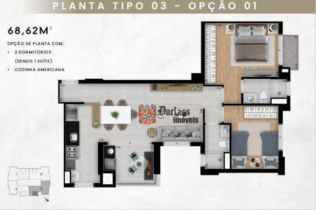 Imagem Apartamento com 2 Quartos à Venda, 68 m² em Jardim Guanabara - Campinas Imagem Apartamento com 2 Quartos à Venda, 68 m² em Jardim Guanabara - Campinas