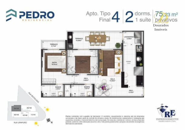 Imagem Apartamento com 2 Quartos à Venda, 79 m² em Tupi - Praia Grande