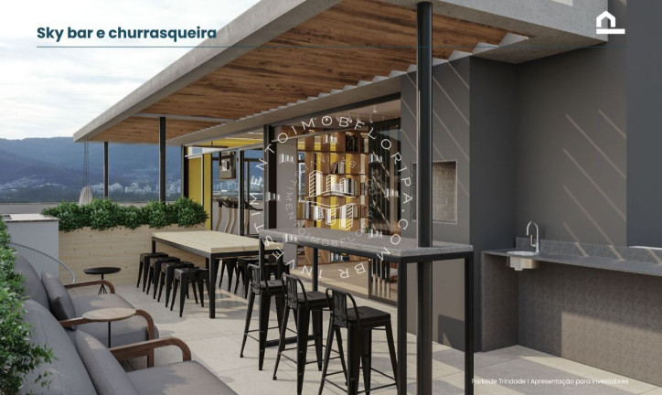Imagem Imóvel com 1 Quarto à Venda, 39 m² em Trindade - Florianópolis Imagem Imóvel com 1 Quarto à Venda, 39 m² em Trindade - Florianópolis