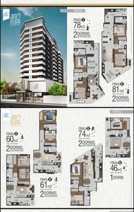 Imagem Apartamento com 2 Quartos à Venda, 61 m² em Vila Mirim - Praia Grande Imagem Apartamento com 2 Quartos à Venda, 61 m² em Vila Mirim - Praia Grande