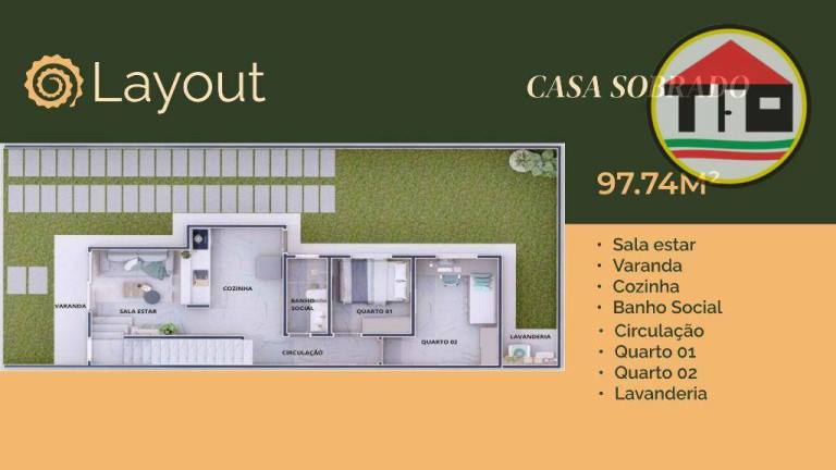 Imagem Casa com 2 Quartos à Venda, 66 m² em Liberdade - Marabá Imagem Casa com 2 Quartos à Venda, 66 m² em Liberdade - Marabá