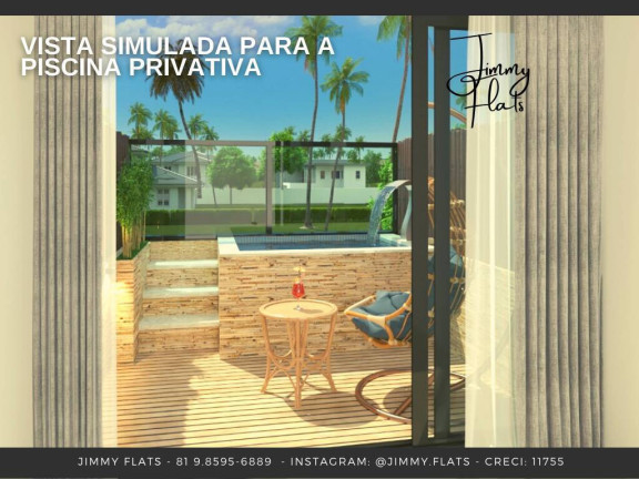 Imagem Apartamento com 1 Quarto à Venda, 22 m² em Centro, Porto De Galinhas - Ipojuca