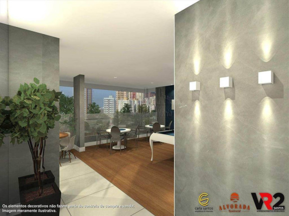 Imagem Apartamento com 1 Quarto à Venda, 38 m² em Centro - Sao Vicente
