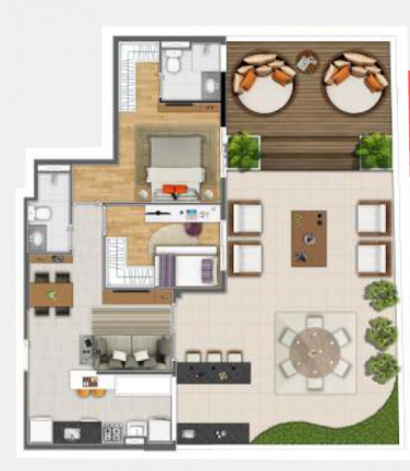 Imagem Apartamento com 3 Quartos à Venda, 66 m² em Jardim Das Belezas - Carapicuíba
