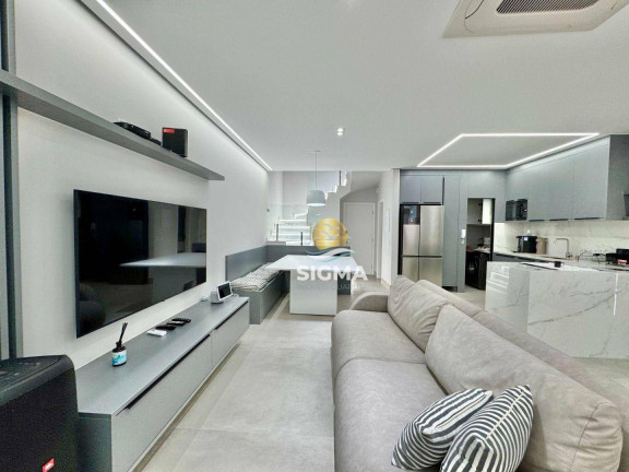 Imagem Imóvel com 3 Quartos à Venda, 110 m² em Enseada - Guarujá Imagem Imóvel com 3 Quartos à Venda, 110 m² em Enseada - Guarujá