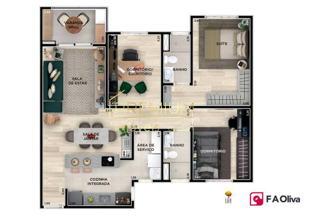 Imagem Apartamento com 3 Quartos à Venda, 78 m² em Engordadouro - Jundiaí Imagem Apartamento com 3 Quartos à Venda, 78 m² em Engordadouro - Jundiaí