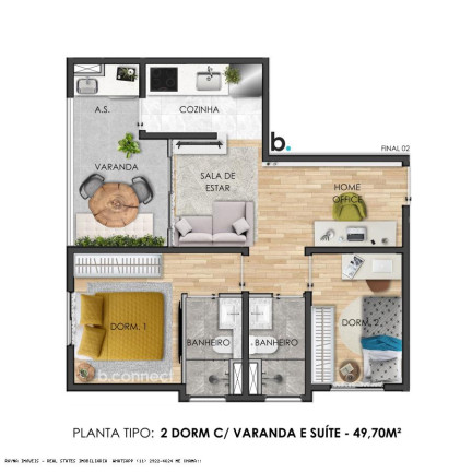 Imagem Apartamento com 1 Quarto à Venda, 20 m² em Vila Pompéia - São Paulo