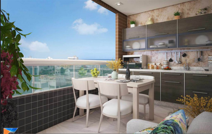 Imagem Apartamento com 3 Quartos à Venda, 98 m² em Forte - Praia Grande Imagem Apartamento com 3 Quartos à Venda, 98 m² em Forte - Praia Grande