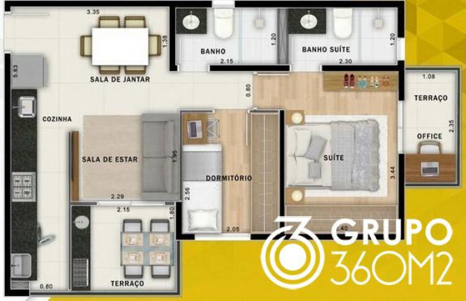 Imagem Apartamento com 2 Quartos à Venda, 49 m² em Jardim - Santo André Imagem Apartamento com 2 Quartos à Venda, 49 m² em Jardim - Santo André