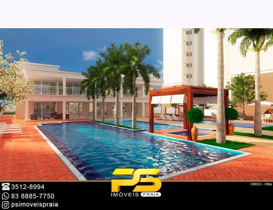 Apartamento com 3 Quartos à Venda, 79 m² em Jardim Cidade Universitária - João Pessoa