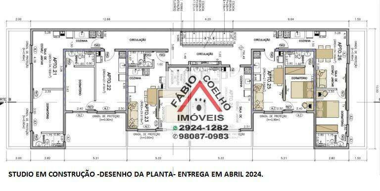 Studio com 1 Quarto à Venda, 27 m² em Interlagos - São Paulo