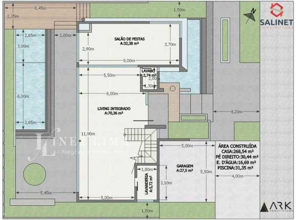 Imagem Casa com 3 Quartos à Venda, 347 m² em Vivapark - Porto Belo