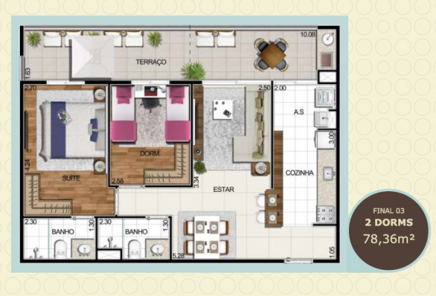 Imagem Studio com 1 Quarto à Venda, 42 m² em Alphaville - Barueri Imagem Studio com 1 Quarto à Venda, 42 m² em Alphaville - Barueri