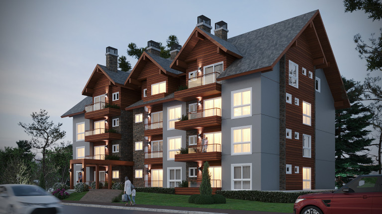 Imagem Apartamento com 1 Quarto à Venda, 51 m² em Av. Central - Gramado Imagem Apartamento com 1 Quarto à Venda, 51 m² em Av. Central - Gramado
