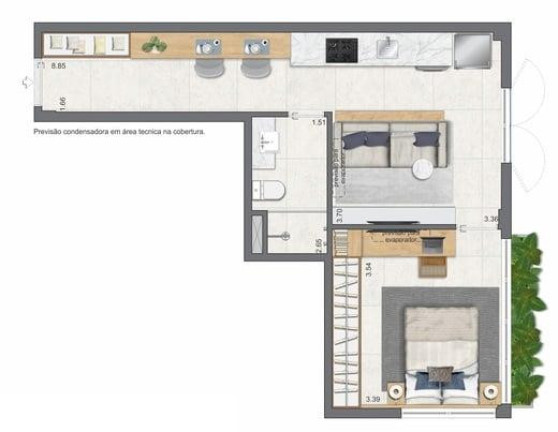 Imagem Apartamento com 1 Quarto à Venda, 37 m² em Leblon - Rio De Janeiro
