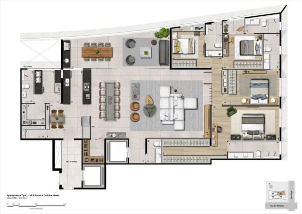 Imagem Apartamento com 4 Quartos à Venda, 207 m² em Funcionários - Belo Horizonte Imagem Apartamento com 4 Quartos à Venda, 207 m² em Funcionários - Belo Horizonte