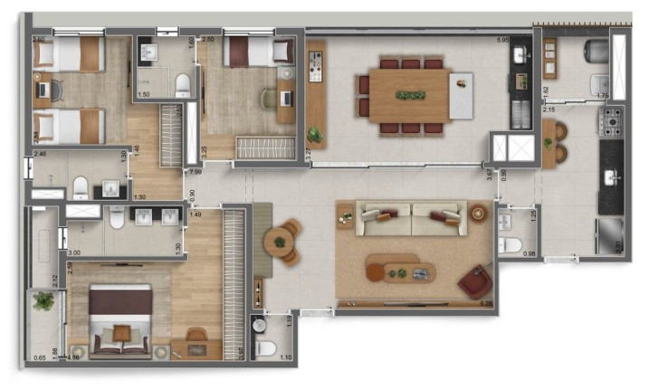Imagem Apartamento com 3 Quartos à Venda, 159 m² em Perdizes - São Paulo