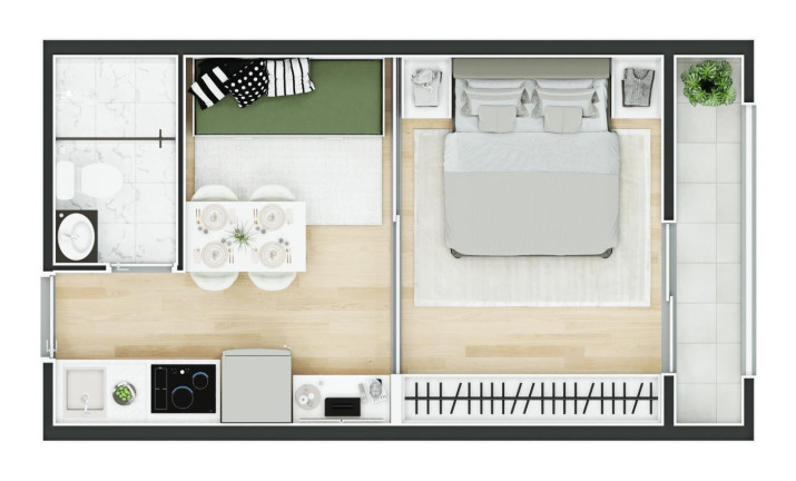 Imagem Apartamento com 1 Quarto à Venda, 24 m² em Vila Mazzei - São Paulo