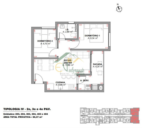 Imagem Apartamento com 2 Quartos à Venda, 52 m² em Weissópolis - Pinhais Imagem Apartamento com 2 Quartos à Venda, 52 m² em Weissópolis - Pinhais