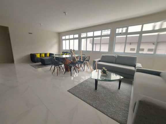 Apartamento com 3 Quartos à Venda, 124 m² em Gonzaga - Santos