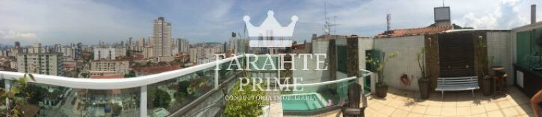 Imagem Cobertura com 3 Quartos à Venda, 300 m² em Campo Grande - Santos