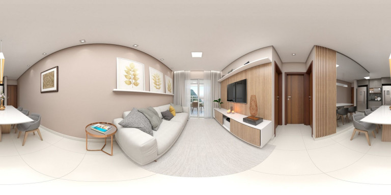 Imagem Apartamento com 2 Quartos à Venda, 60 m² em Canto Do Forte - Praia Grande