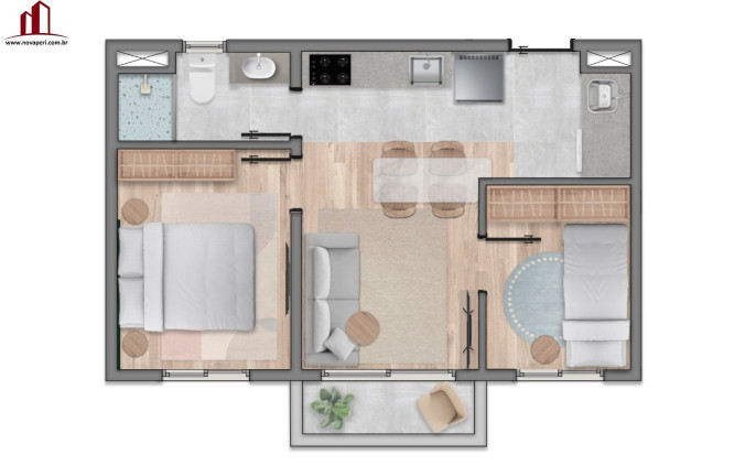Imagem Apartamento com 2 Quartos à Venda, 37 m² em Residencial Santo Antonio - Franco Da Rocha Imagem Apartamento com 2 Quartos à Venda, 37 m² em Residencial Santo Antonio - Franco Da Rocha