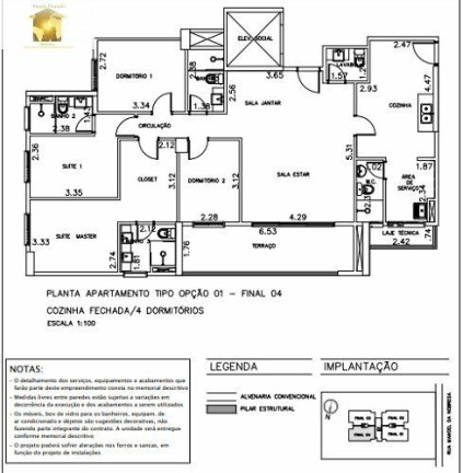 Imagem Apartamento com 3 Quartos à Venda, 130 m² em Centro - Diadema