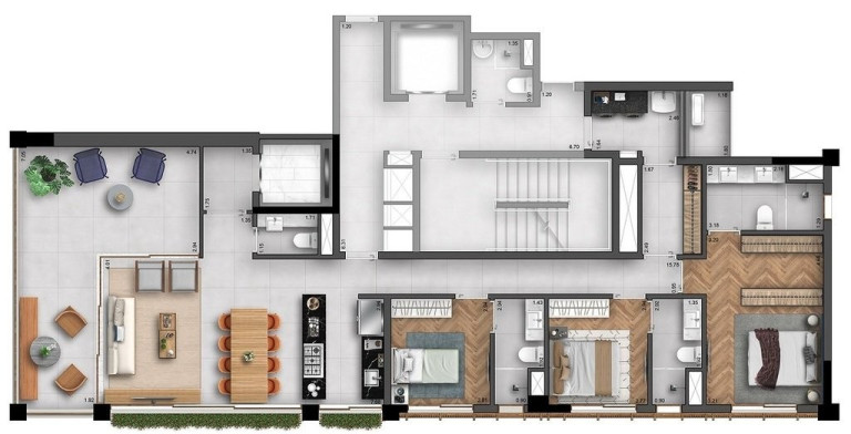 Imagem Apartamento com 2 Quartos à Venda, 156 m² em Itaim Bibi - São Paulo