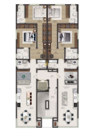 Apartamento com 2 Quartos à Venda, 80 m² em Perequê - Porto Belo