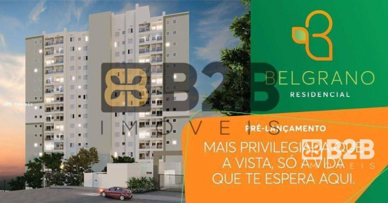 Apartamento com 2 Quartos à Venda, 47 m² em Jardim Marambá - Bauru