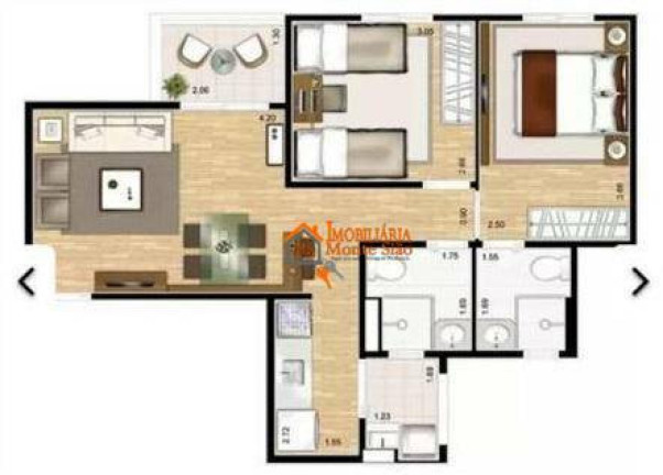 Imagem Apartamento com 2 Quartos à Venda, 57 m² em Vila Rosália - Guarulhos Imagem Apartamento com 2 Quartos à Venda, 57 m² em Vila Rosália - Guarulhos