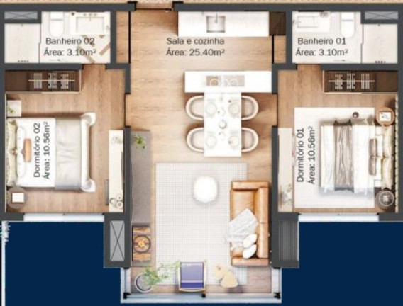 Imagem Apartamento com 2 Quartos à Venda, 60 m² em Belvedere - Gramado Imagem Apartamento com 2 Quartos à Venda, 60 m² em Belvedere - Gramado
