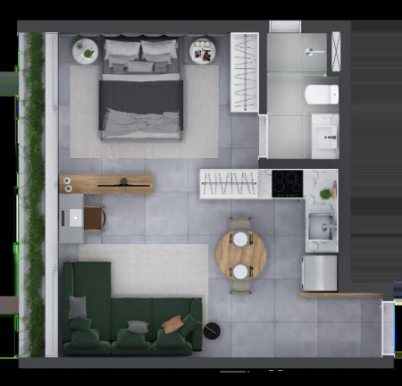 Imagem Imóvel com 1 Quarto à Venda, 30 m² em Itaim Bibi - São Paulo