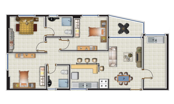 Imagem Imóvel com 2 Quartos à Venda, 42 m² em Campo Grande - Recife