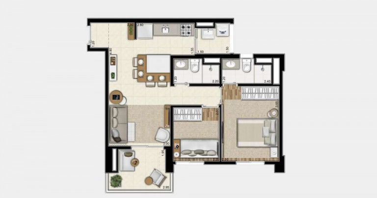 Imagem Apartamento com 1 Quarto à Venda, 60 m² em Bela Vista - São Paulo Imagem Apartamento com 1 Quarto à Venda, 60 m² em Bela Vista - São Paulo