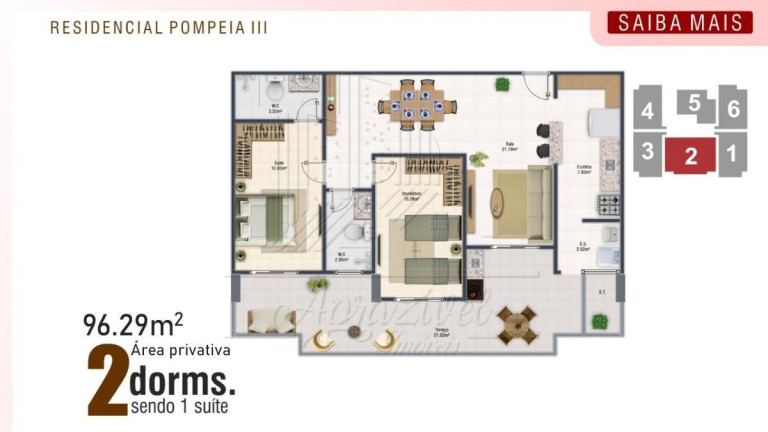 Imagem Imóvel com 2 Quartos à Venda,  em Ocian - Praia Grande