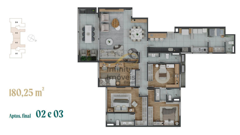 Imagem Apartamento com 3 Quartos à Venda, 90 m² em Serra Do Curral Del Rey - Nova Lima