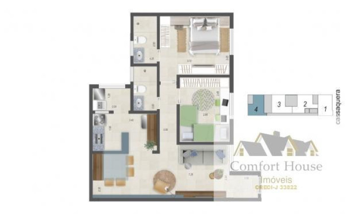 Imagem Apartamento com 2 Quartos à Venda, 69 m² em Barcelona - São Caetano Do Sul Imagem Apartamento com 2 Quartos à Venda, 69 m² em Barcelona - São Caetano Do Sul