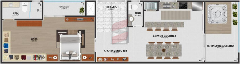 Imagem Apartamento com 3 Quartos à Venda, 88 m² em Centro - Pinhais