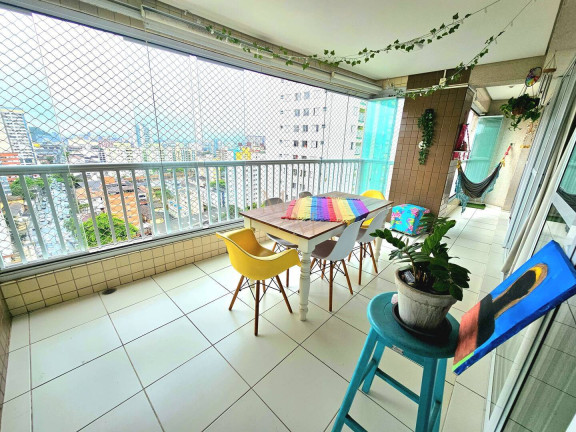 Imagem Apartamento com 3 Quartos à Venda, 111 m² em Encruzilhada - Santos