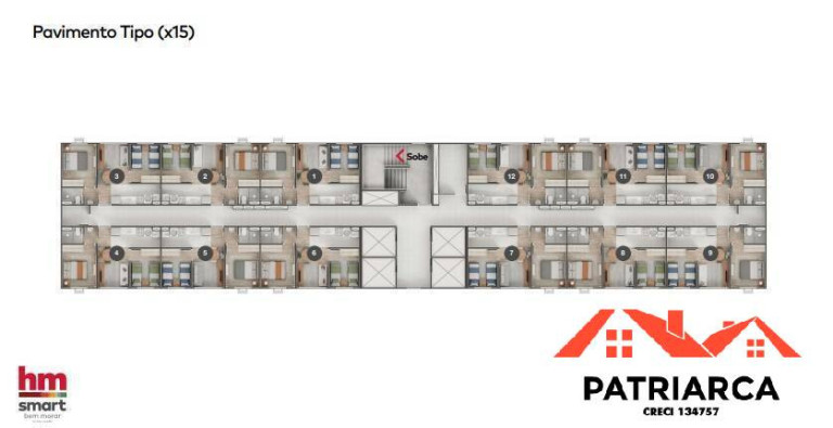 Imagem Apartamento com 2 Quartos à Venda, 35 m² em Residencial Fazenda Lagoa - Campinas