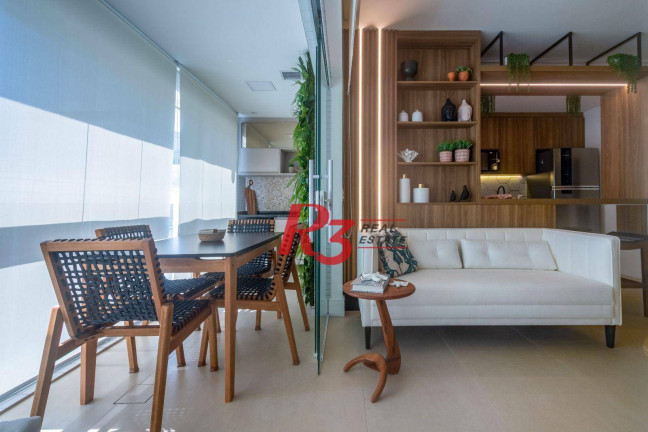 Imagem Apartamento com 1 Quarto à Venda, 57 m² em Gonzaga - Santos