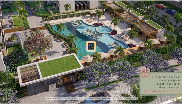 Apartamento com 2 Quartos à Venda, 53 m² em Presidente Kennedy - Fortaleza