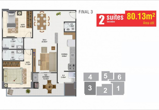 Imagem Apartamento com 2 Quartos à Venda, 80 m² em Forte - Praia Grande Imagem Apartamento com 2 Quartos à Venda, 80 m² em Forte - Praia Grande