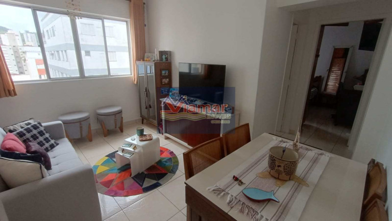 Imagem Apartamento com 1 Quarto à Venda, 50 m² em Astúrias - Guarujá