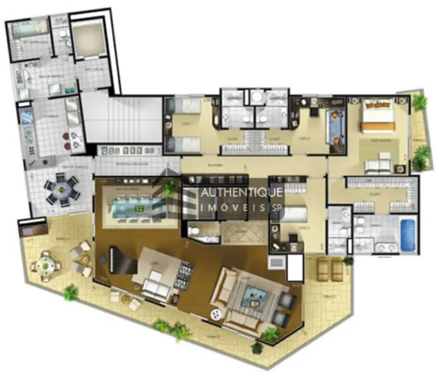 Imagem Apartamento com 4 Quartos à Venda, 303 m² em Paraíso - São Paulo Imagem Apartamento com 4 Quartos à Venda, 303 m² em Paraíso - São Paulo