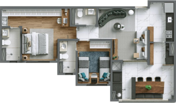 Imagem Apartamento com 2 Quartos à Venda, 72 m² em Alto Do Ipiranga - São Paulo Imagem Apartamento com 2 Quartos à Venda, 72 m² em Alto Do Ipiranga - São Paulo