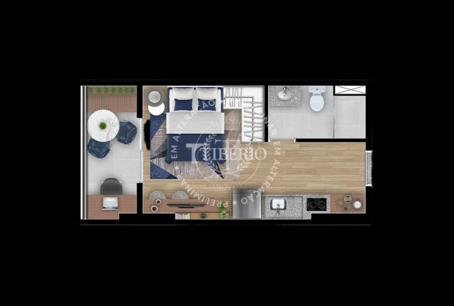 Imagem Apartamento com 1 Quarto à Venda, 25 m² em Mooca - São Paulo